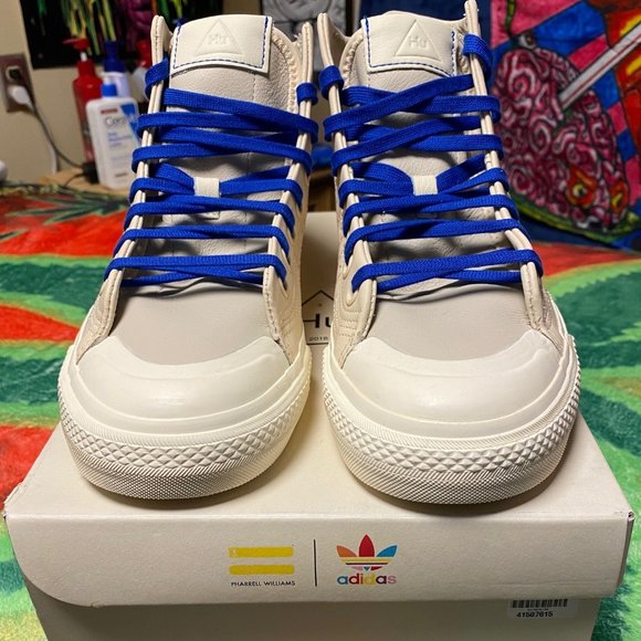 New Adidas Pharrell Williams Nizza Hi RF high tops Size 7 - Picture 1 of 11